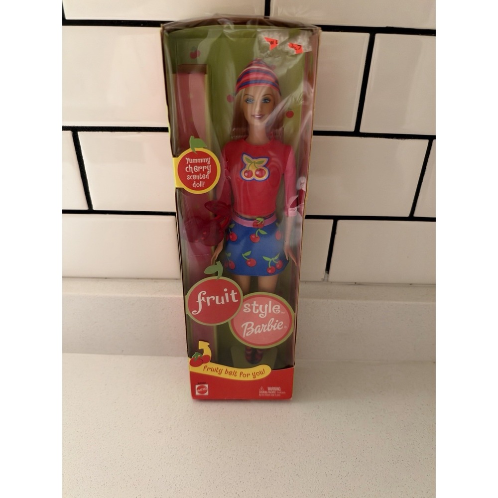 CHERRY FRUIT STYLE BARBIE DOLL 2002 MATTEL